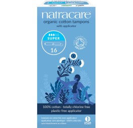 NATRACARE tampons avec applicateur super 16 pce