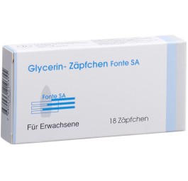 SUPP GLYCERINE Fonte adult 18 pce