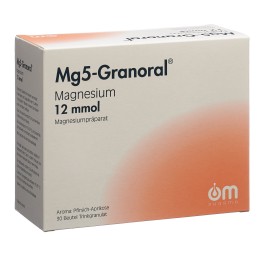 MG5-GRANORAL gran 12 mmol pêche-abric sach 30 pce