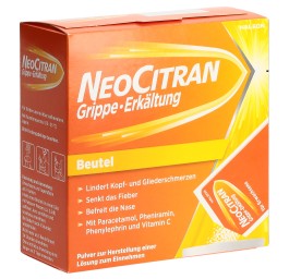 NEOCITRAN Grippe refroid pdr adult sach 12 pce