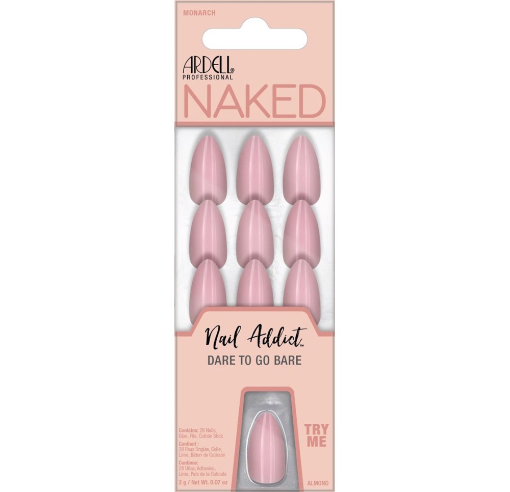 ARDELL Nail Addict Naked Collec Monarch 28 pce