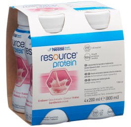 RESOURCE Protein fraise 4 x 200 ml