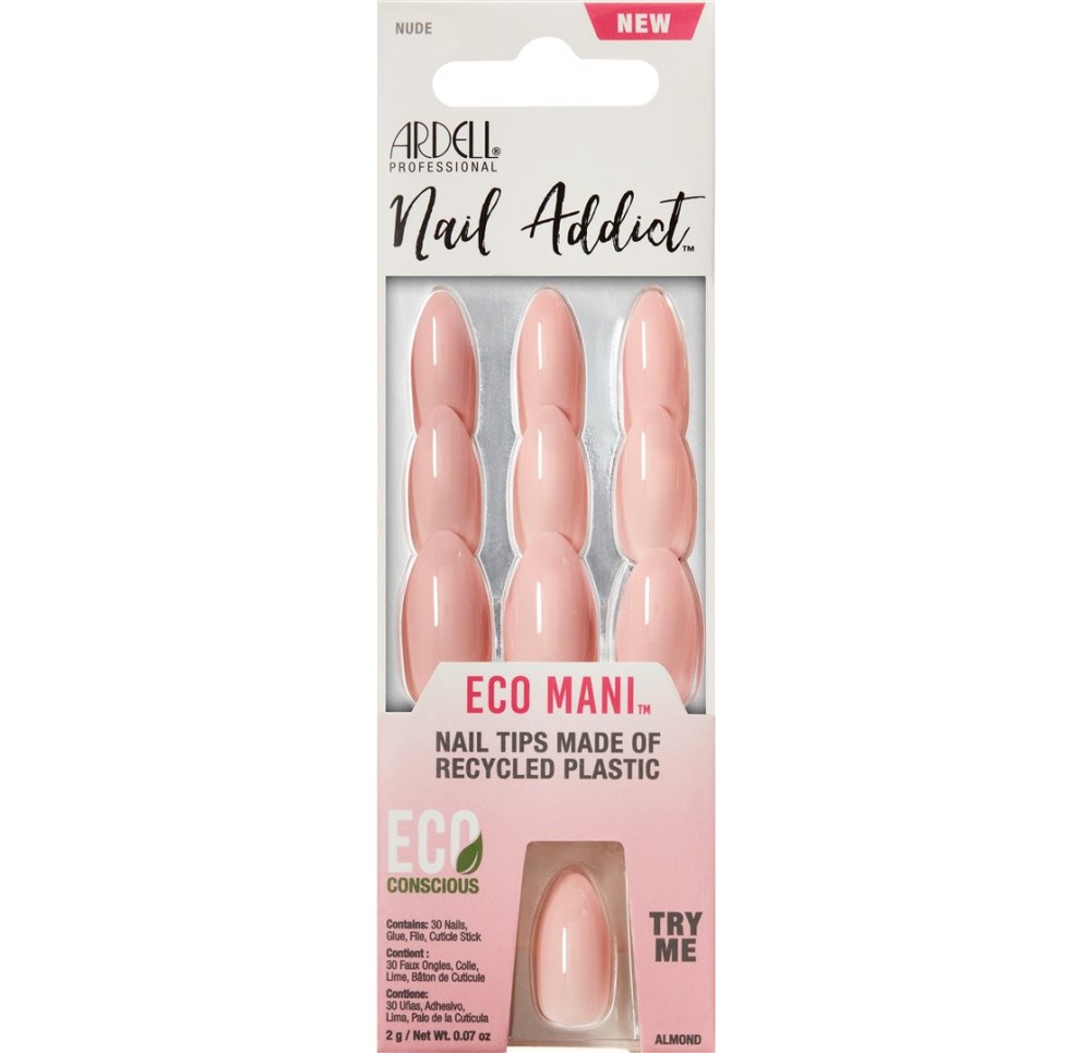 ARDELL Nail Addict Eco Mani Nude 30 pce