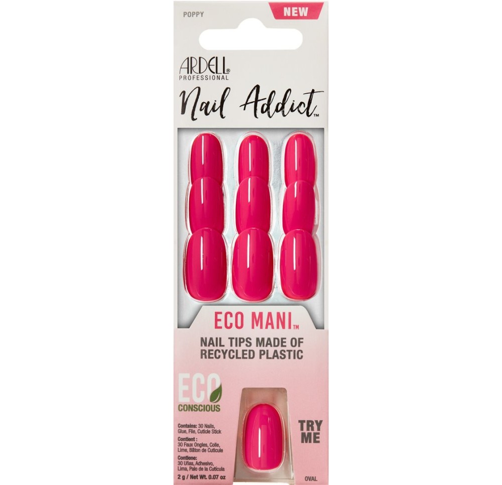ARDELL Nail Addict Eco Mani Poppy 30 pce