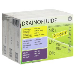 DRAINOFLUIDE trio NR 1 + LF 2 + DI 3 3 x 20 pce