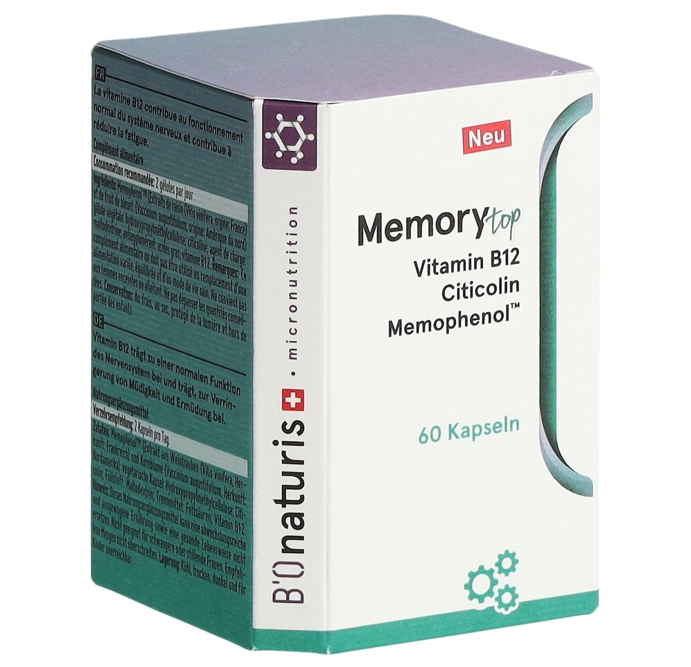 BIONATURIS Memory Top caps bte 60 pce