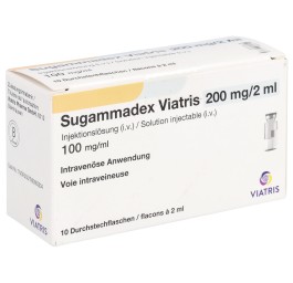 SUGAMMADEX Viatris 200 mg/2ml 10 flac 2 ml