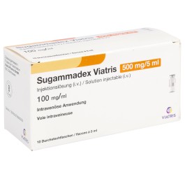 SUGAMMADEX Viatris 500 mg/5ml 10 flac 5 ml