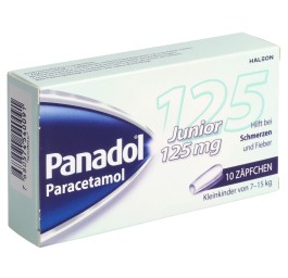 PANADOL Junior supp 125 mg 10 pce