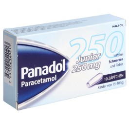 PANADOL Junior supp 250 mg 10 pce