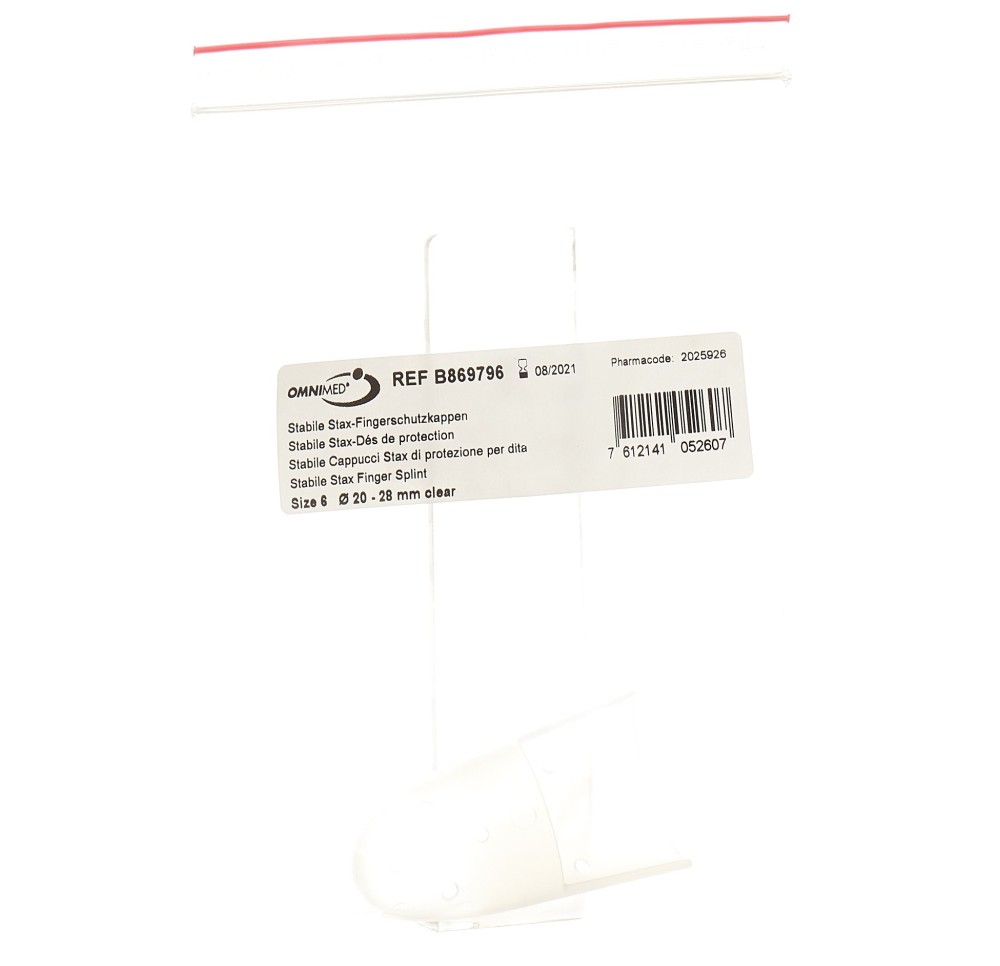 OMNIMED Stax-Dés de protection Gr6 perforée trans OMNIMED Stax-Dés de protection Gr6 perforée trans