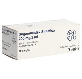 SUGAMMADEX Sintetica 200 mg/2ml 10 flac 2 ml