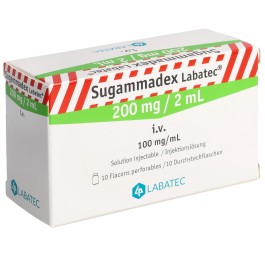 SUGAMMADEX Labatec sol inj 200 mg/2ml 10 pce