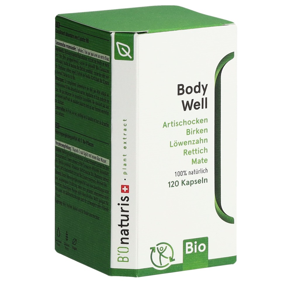 BIONATURIS Body Well caps bio bte 120 pce