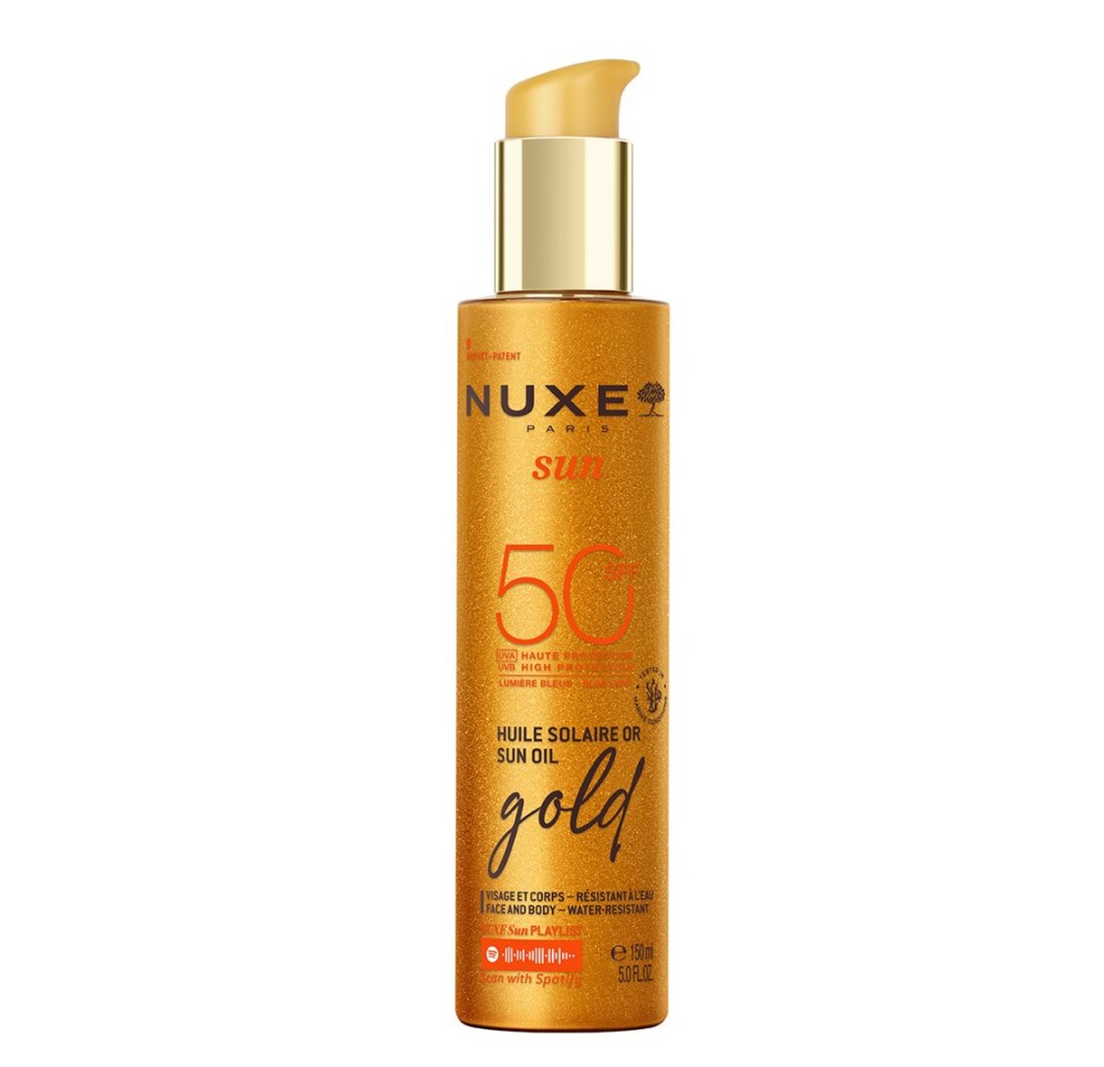 NUXE Sun Huile Solaire Or Vis&Corps SPF50 150 ml