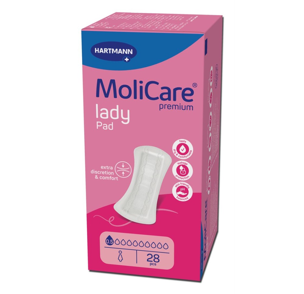 MOLICARE Premium Lady Pad 0.5 gouttes 28 pce MOLICARE Premium Lady Pad 0.5 gouttes 28 pce