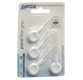 PARO Flexi Grip 1.7mm xxxx-fin blanc cylindr 4 pce