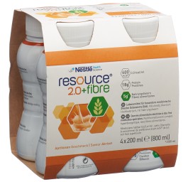 RESOURCE 2.0 fibre abricot 4 x 200 ml