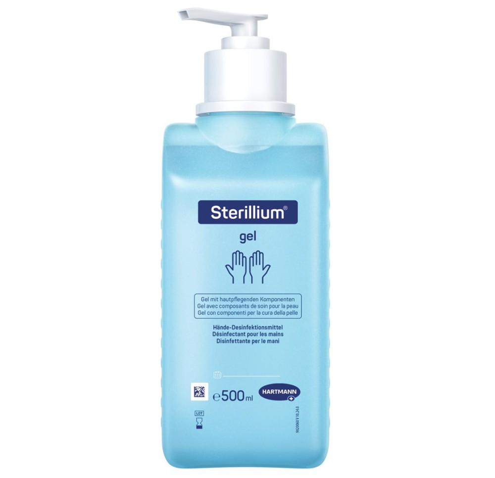 STERILLIUM gel désinfec mains (n) dist 500 ml