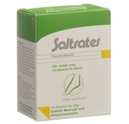 SALTRATES sels pour bain de pieds 10 sach 20 g