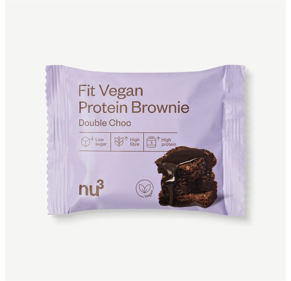 NU3 Fit végane protéine brownie 50 g NU3 Fit végane protéine brownie 50 g