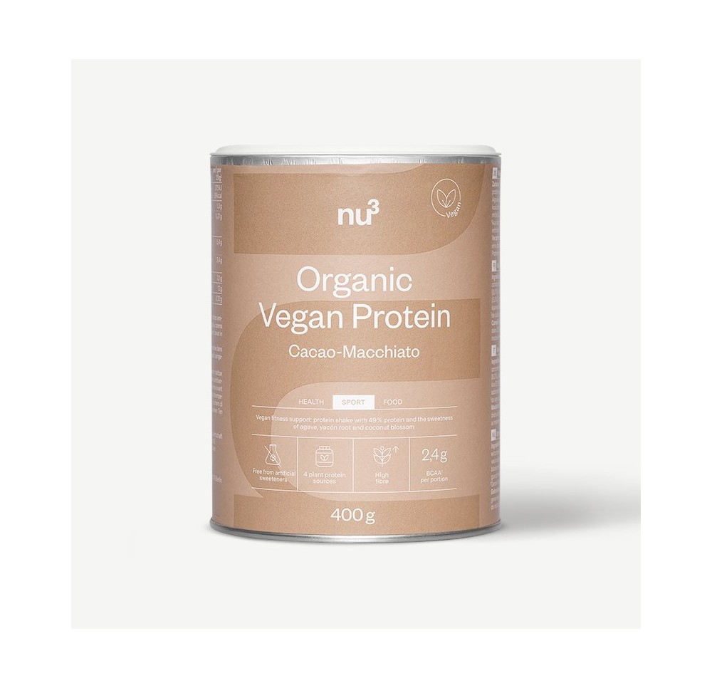 NU3 vegan protein cacao macchiato 400 g