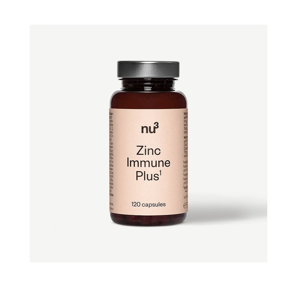 NU3 zinc immune plus caps bte 120 pce