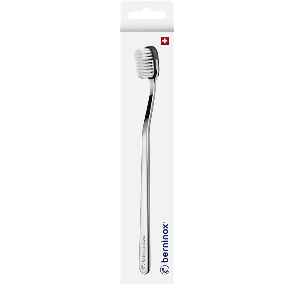BERNINOX brosse à dents 316 noir prof medium