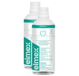 ELMEX SENSITIVE eau dentaire duo 2 x 400 ml