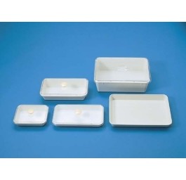 SEMADENI plateau plastique 19x15x4cm mélamin blanc