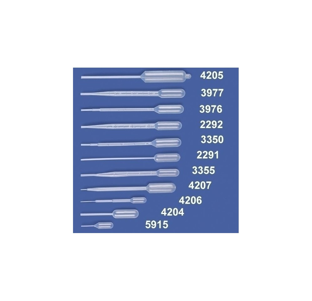 SEMADENI pipettes pasteur 3ml poly 500 pce