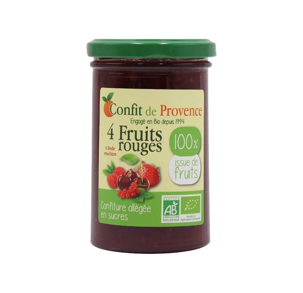 CONFIT PROVENCE confiture rouges s suc ajou 290 g CONFIT PROVENCE confiture rouges s suc ajou 290 g