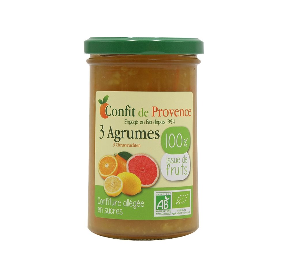 CONFIT PROVENCE confiture 3 agru s suc ajou 290 g CONFIT PROVENCE confiture 3 agru s suc ajou 290 g