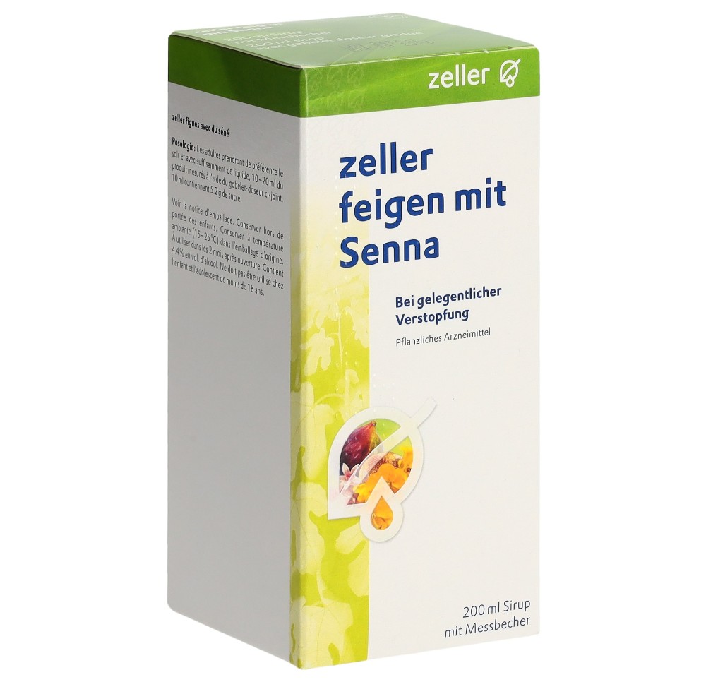 ZELLER figues avec du séné sirop fl 200 ml