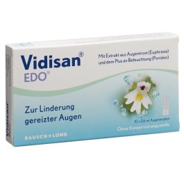 VIDISAN EDO gtt opht 10 unidos 0.6 ml