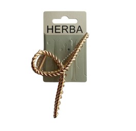 HERBA pince loop 11cm métal or