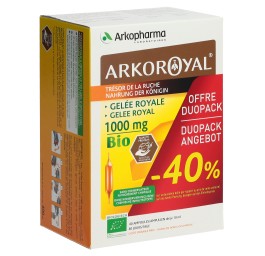 ARKOROYAL gelée royale 1000 mg duo 2 x 20 pce