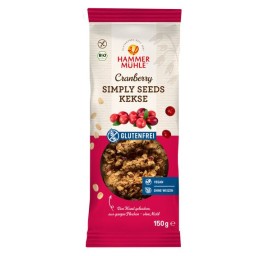 HAMMERMÜHLE simply seeds biscuits canneberge 150 g