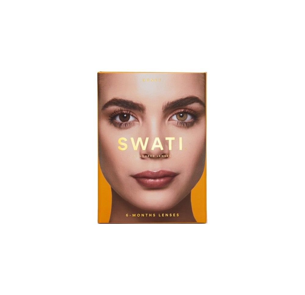 SWATI Kontaktlinsen 6 Monate HONEY 1 paire
