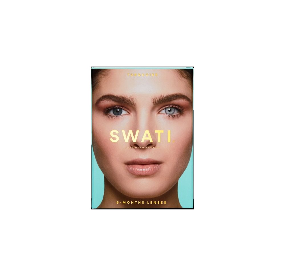 SWATI Kontaktlinsen 6 Monate TURQUOISE 1 paire