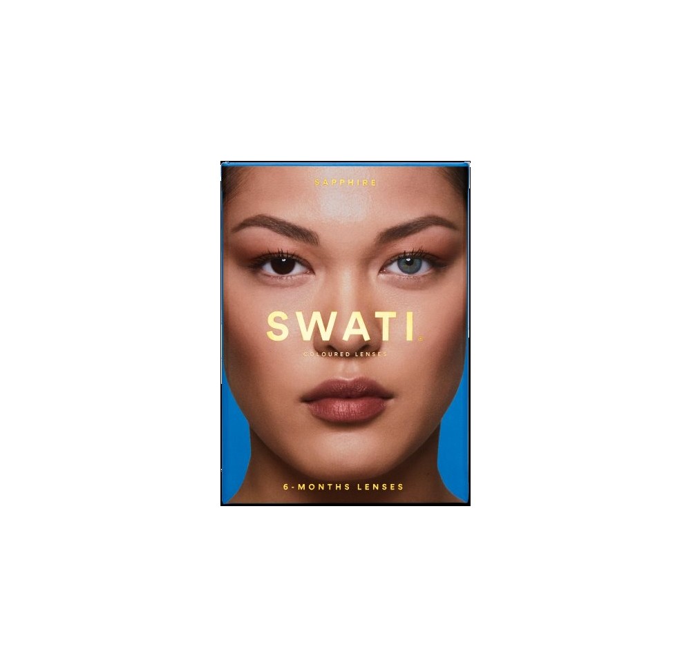 SWATI Kontaktlinsen 6 Monate SAPPHIRE 1 paire