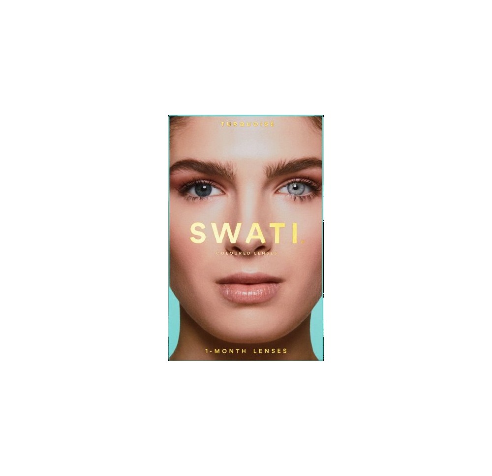 SWATI Kontaktlinsen 1 Monat TURQUOISE 1 paire