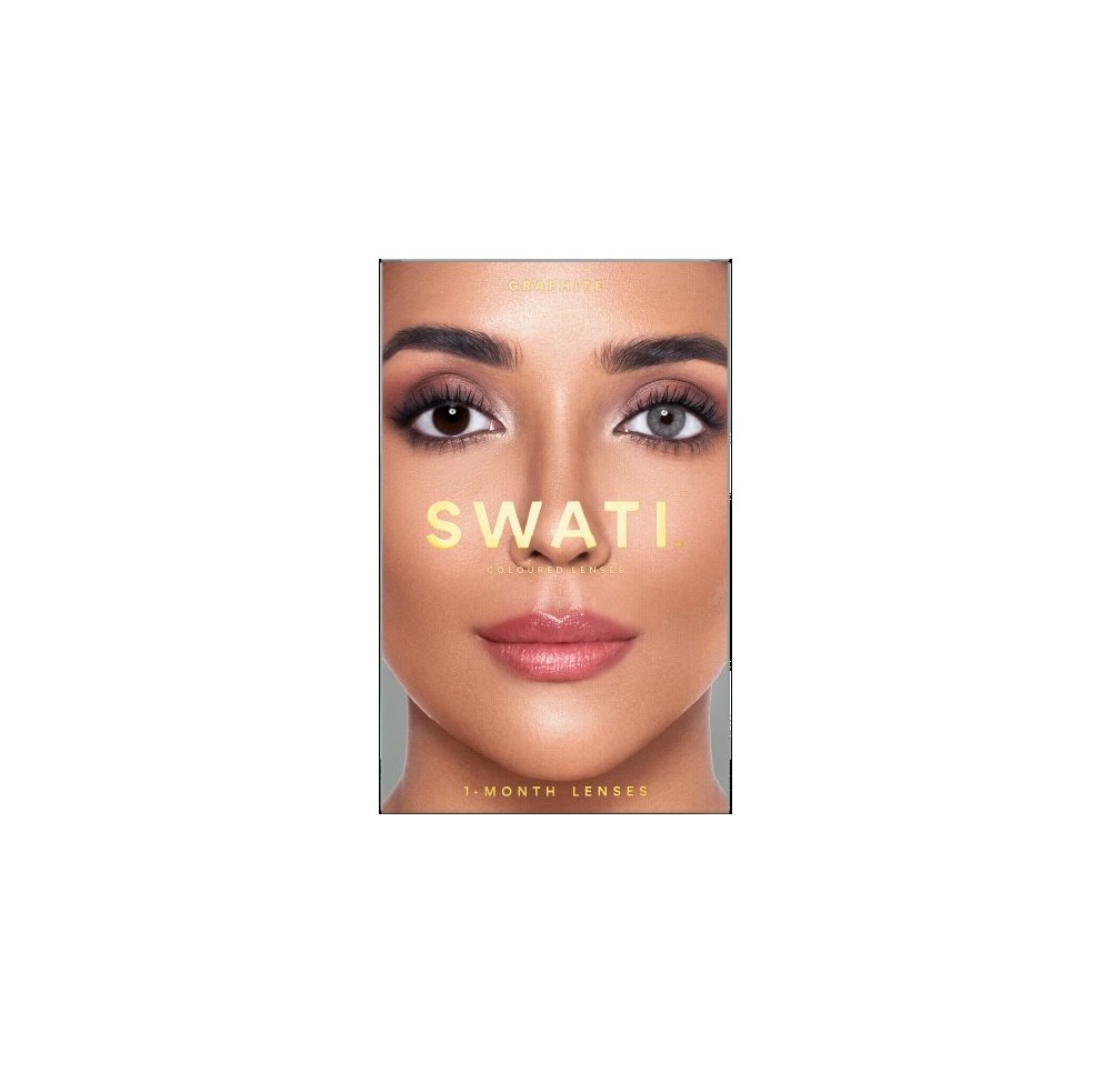 SWATI Kontaktlinsen 1 Monat GRAPHITE 1 paire
