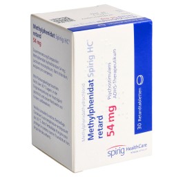 METHYLPHENIDATE Spirig HC cpr ret 54 mg bte 30 pce