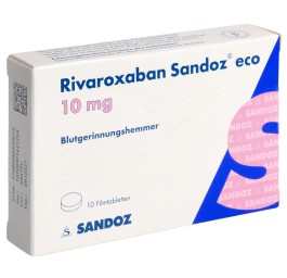 RIVAROXABAN Sandoz eco cpr pell 10 mg 10 pce