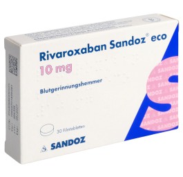 RIVAROXABAN Sandoz eco cpr pell 10 mg 30 pce