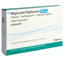 MIGLUSTAT Dipharma caps 100 mg 84 pce