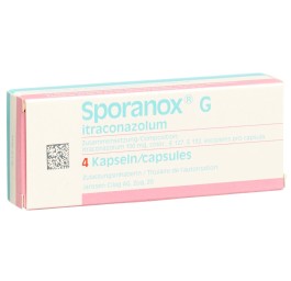 SPORANOX G caps 4 pce