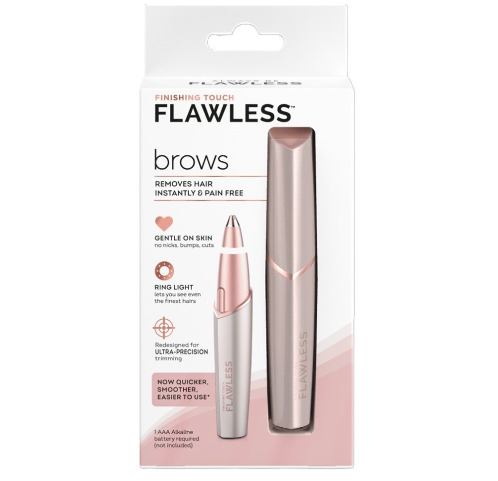 FLAWLESS Tondeuse précision sourcils Battery 4.0
