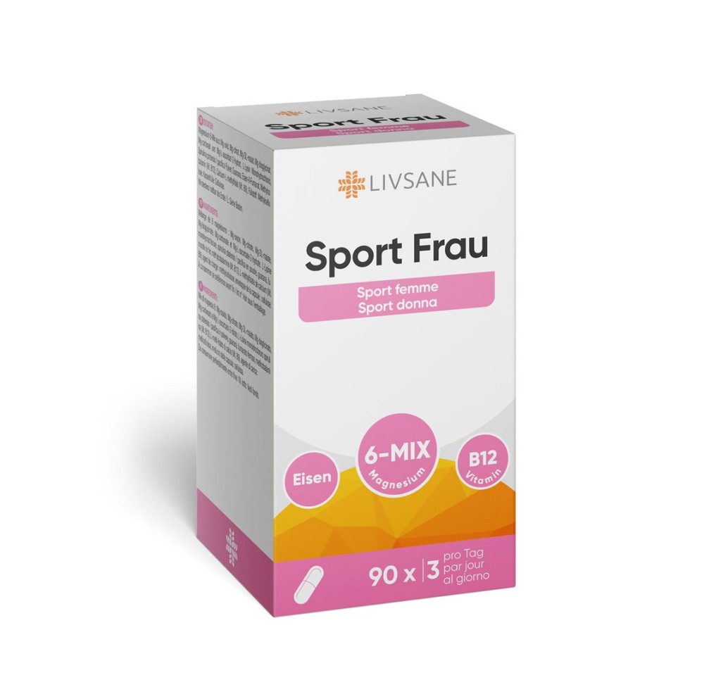 LIVSANE Sport femme caps verre 90 pce